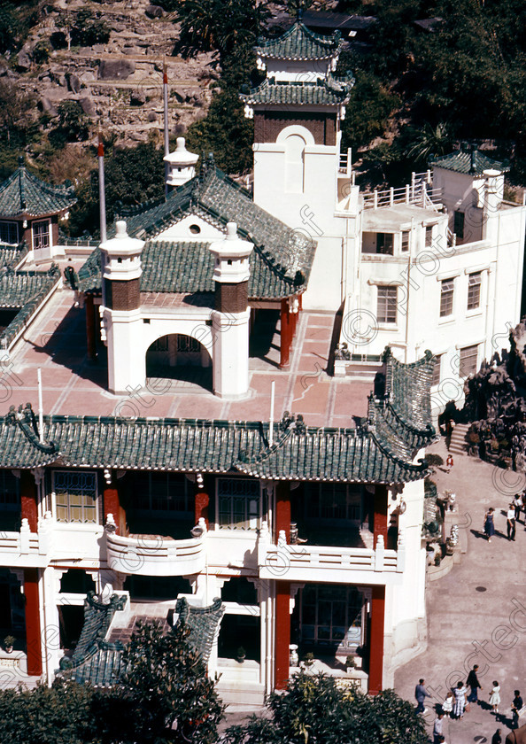 PMR.HK-41 
 Hong Kong 1958: Tiger Balm Mansions, a residence of Aw Boon Haw, in Haw Par Villa. 
 Keywords: British colonies, nostalgia, historic, island, tropics, Far East