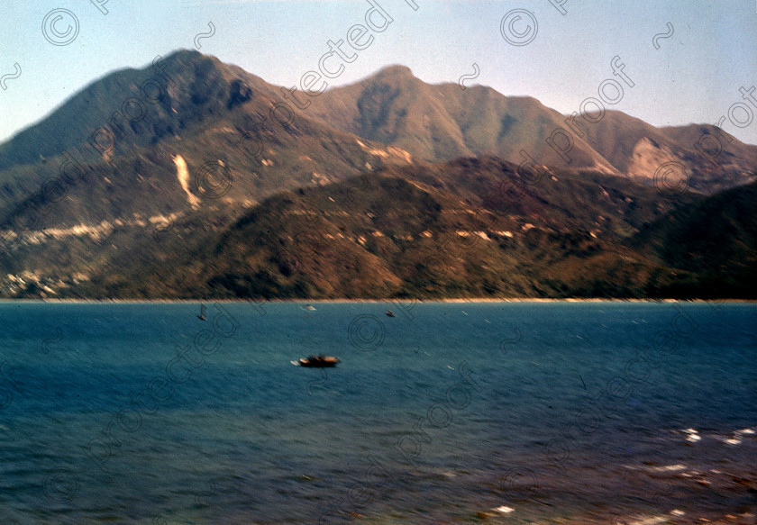 PMR.HK-27 
 Hong Kong 1958: typical scenery in the New Territories, taken from the train. 
 Keywords: British colonies, Far East, tropics, island, historic, nostalgia