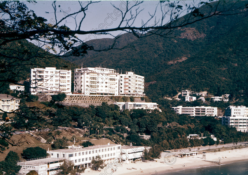 PMR.HK-38 
 Hong Kong 1958: view of Repulse Bay and beach with some of the recently-built hotels. 
 Keywords: British colonies, Far East, tropics, island, historic, nostalgia
